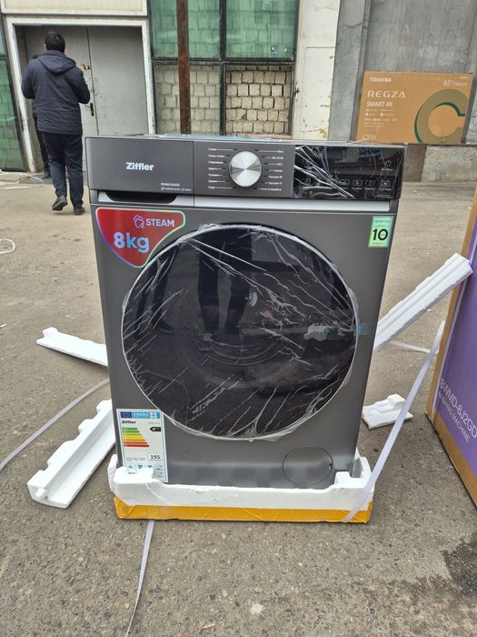 Kir yuvish mashinasi 8 kg стиральная машина  ziffler rulls dastavka be