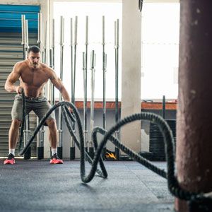 Бойно Въже / Battlе rope ø38 мм / 9 - 12 - 15 Метра / Фитнес Въжета