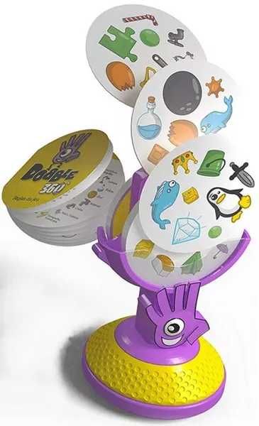 Настолна игра карти Dobble с механична ръка 360 градуса
