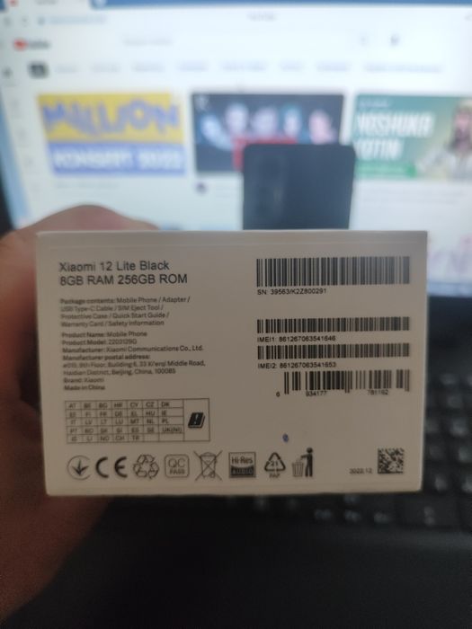 Xiaomi 12Lite sotiladi