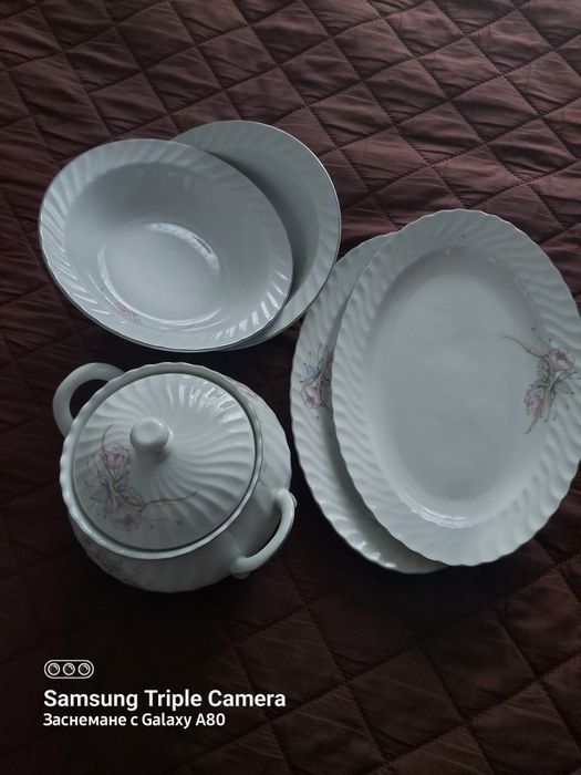 Старинен порцеланов комплектект