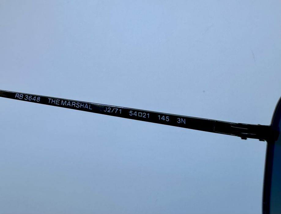 Ray Ban RB3648The Marshal Black Edition – Отлично Състояние