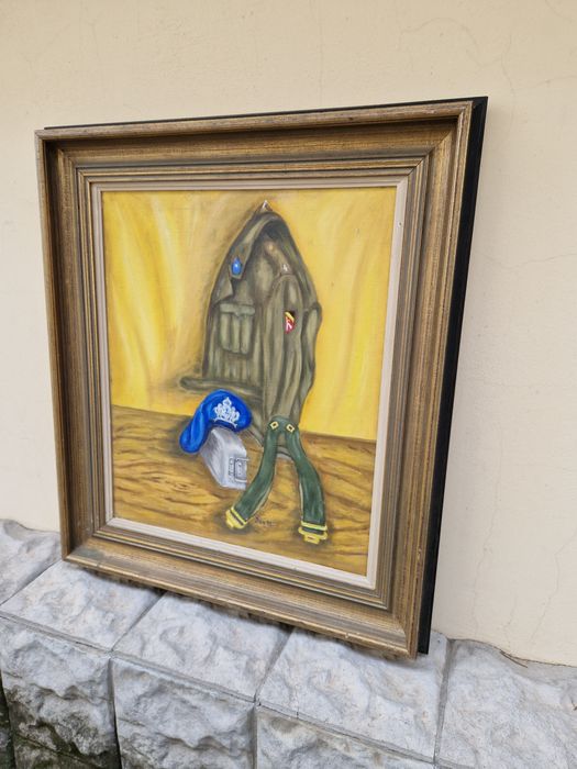 Прекрасна много добра картина масло върху платно