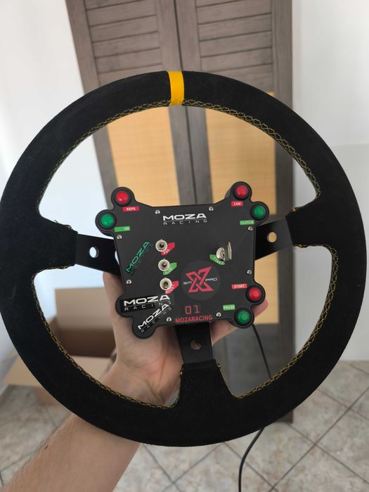Volan Sim Racing - 320mm + Button Box Custom - compatibil Moza