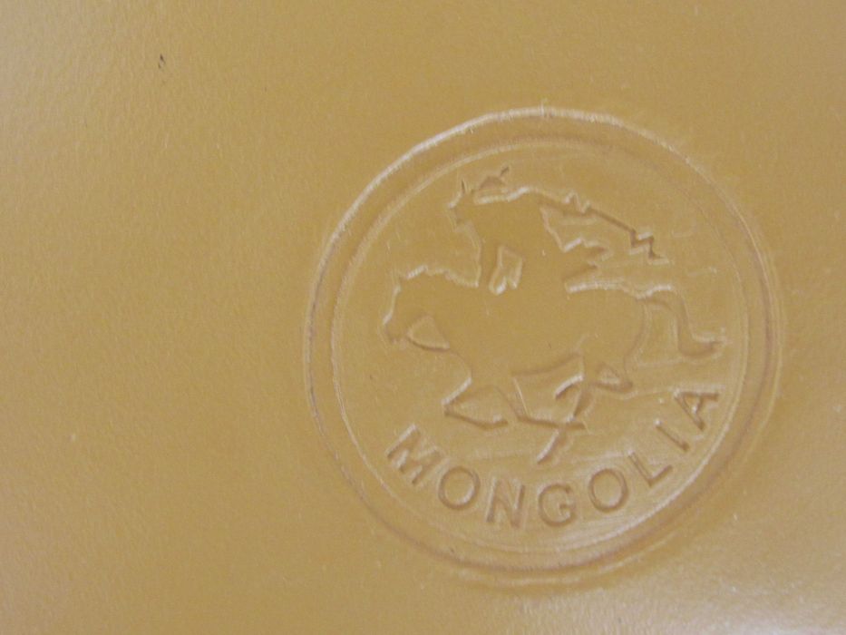 Дамско портмоне 2 в 1 от естествена кожа, ново, Монголия