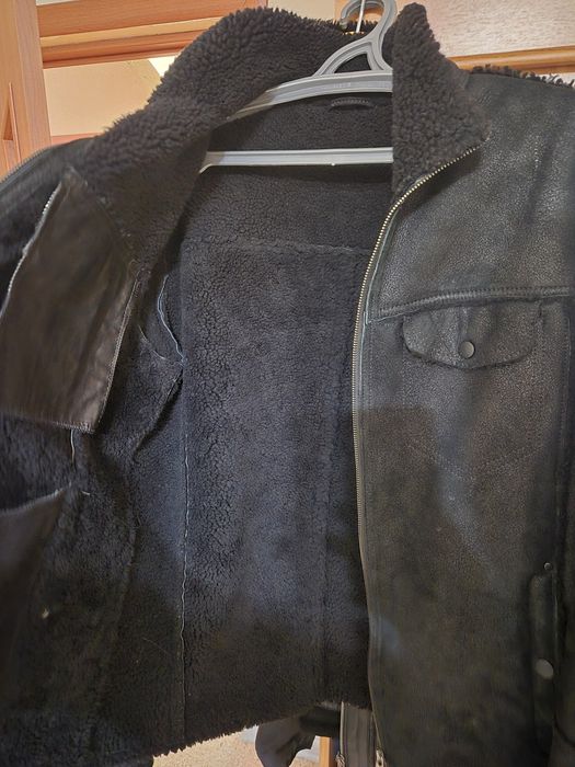 Дублёнка из овчины,замшевая