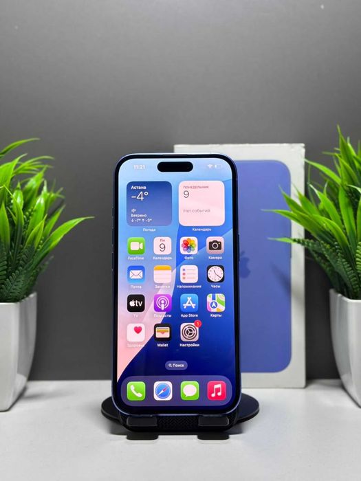Apple iPhone 16 128GB, синий