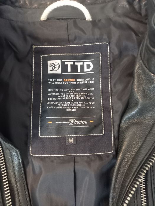 Кожено яке Tom Taylor, Естествена кожа