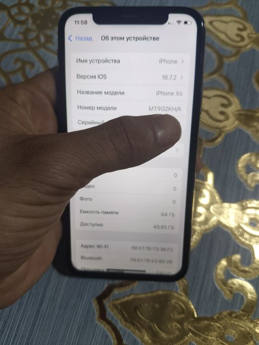 Iphone Xs  xotrasi 64gb KH/A Yomks 100%
