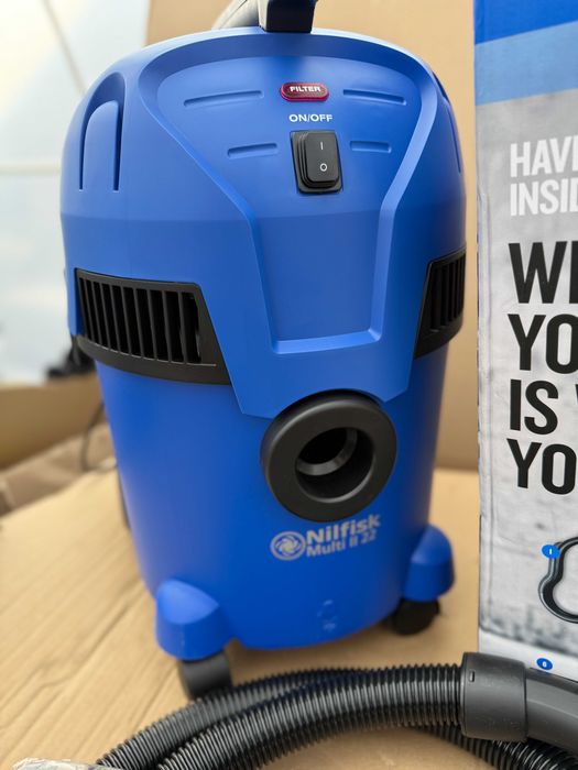 Aspirator umed și uscat Nilfisk Multi II, 22L, 1200W