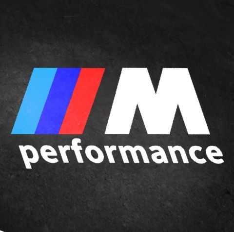 Set 2 Logo Holograma Bmw usa portiera Bmw Bmw M M3 M5 M Performance