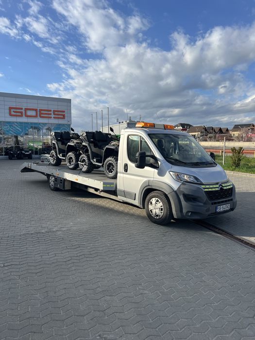 Tractări Auto Sibiu NON-STOP Platformă Auto 24/7 SAN Logistic ING