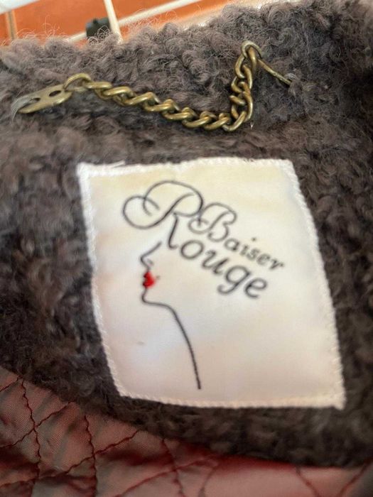 Scurtă stofă boucle 100% lână