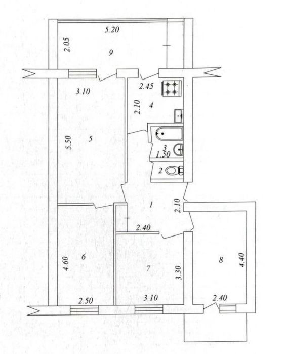 Продается 4х комнатная квартира кирпич Дипломатия Максим Горький