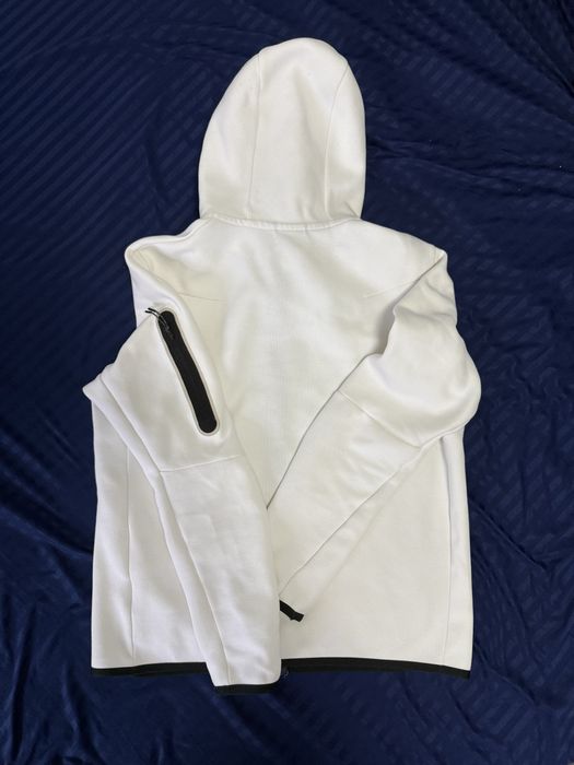 Bluza Tech fleece Alb marimea M