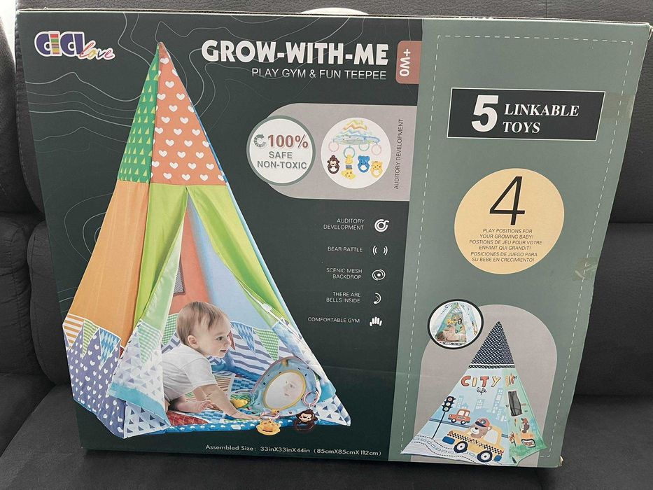 НОВА! CHIPOLINO Активна гимнастика и палатка 2в1 ПЪТЕШЕСТВИЕ