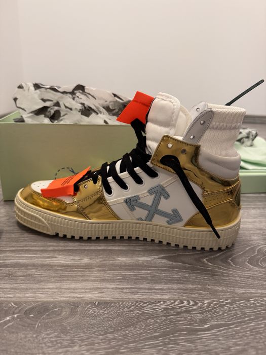 Papuci off white