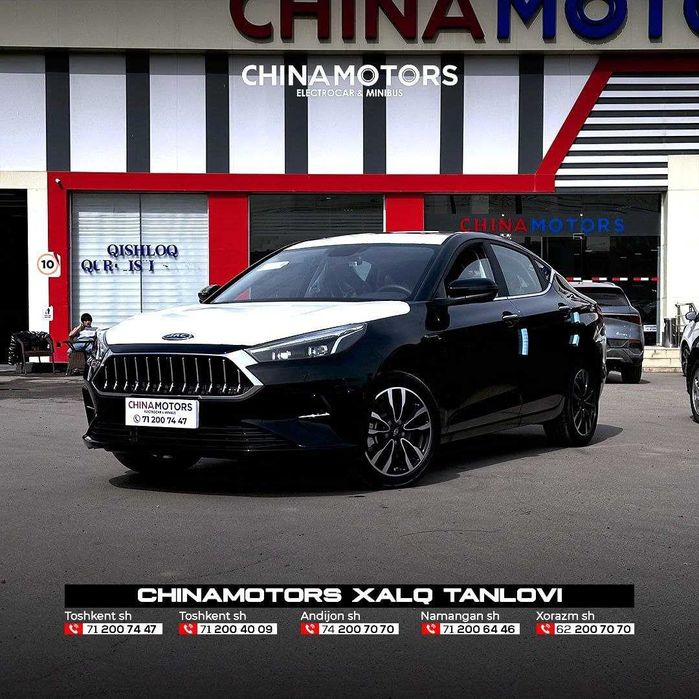 JAC J7 lift-back chegrma narxda + Bonus