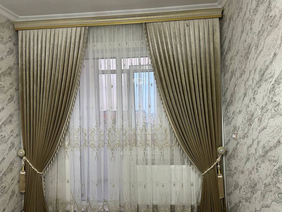 Тайёр тикилган парда (янги ишлатилмаган)