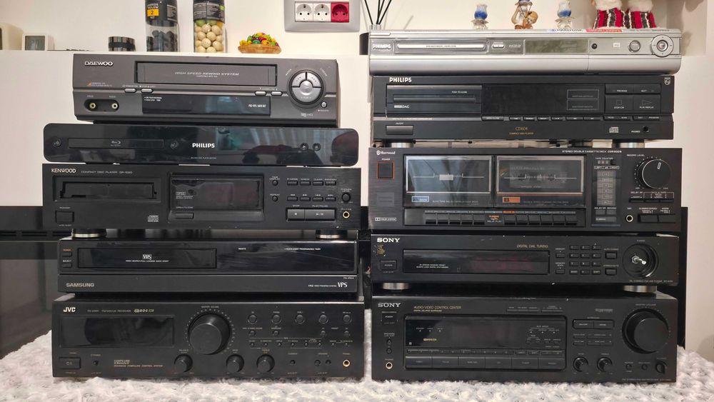 Lot/Pachet Audio Hi-Fi - CD Philips CD604, CD Kenwood DP-1020, Tuner Sony ST-S170