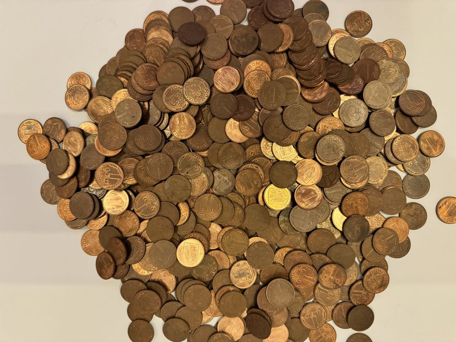 Lot monezi vechi 1 Leu pentru colectionari