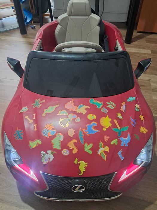 Masina electrica pentru copii LEXUS LC 500 ROSU, 2 motoare