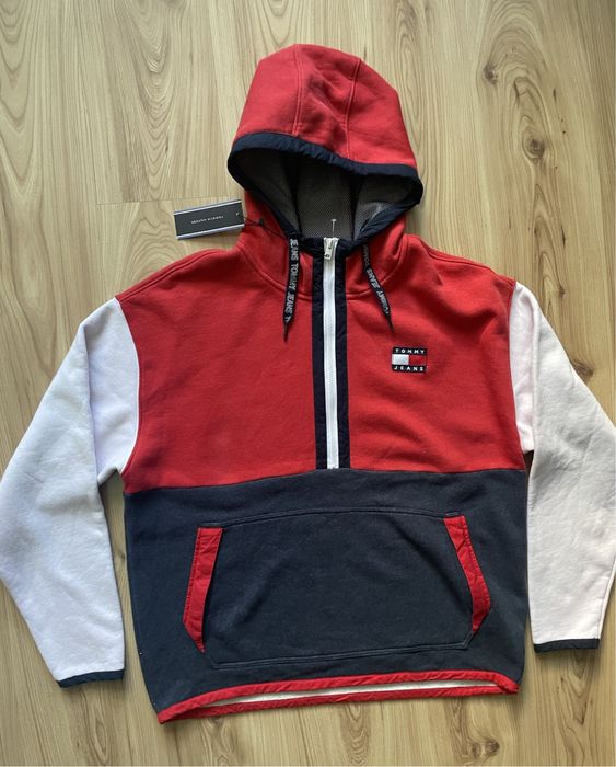 TOMMY HILFIGER / Нов мъжки анорак/суичър L/XL