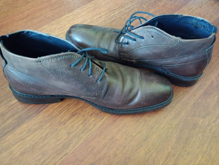 Pantofi din piele naturala, bugatti, marimea 42
