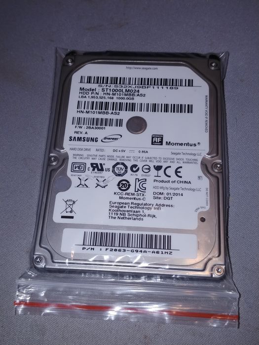 Hard Disk laptop 1T Samsung