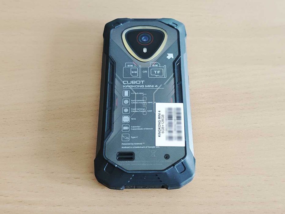 Нов Cubot Kingkong Mini 4, 4,7 инча, удароустойчив, 128гб, 6гб рам