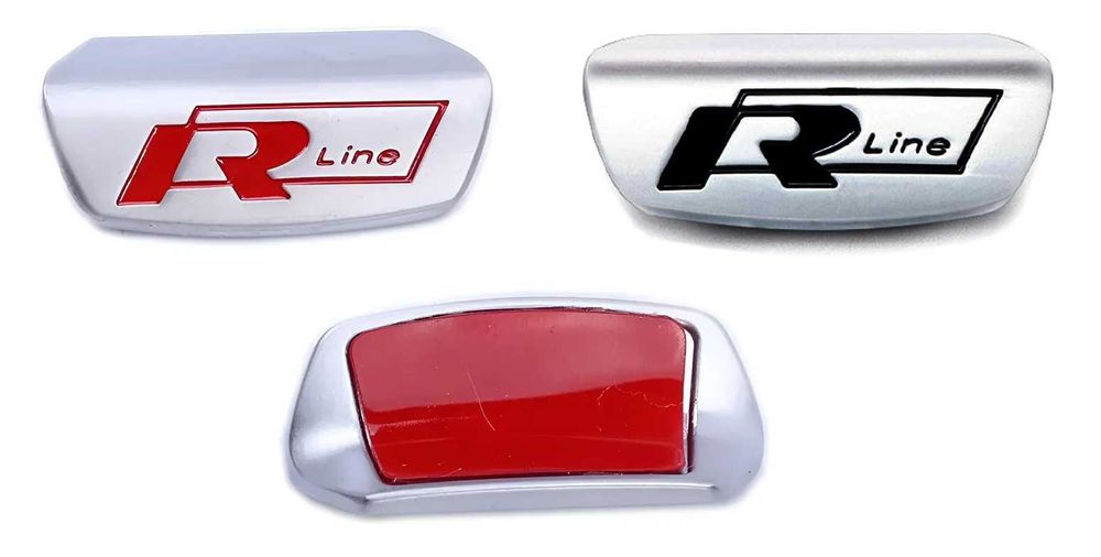 Емблема RLine за волан алуминиева два цвята