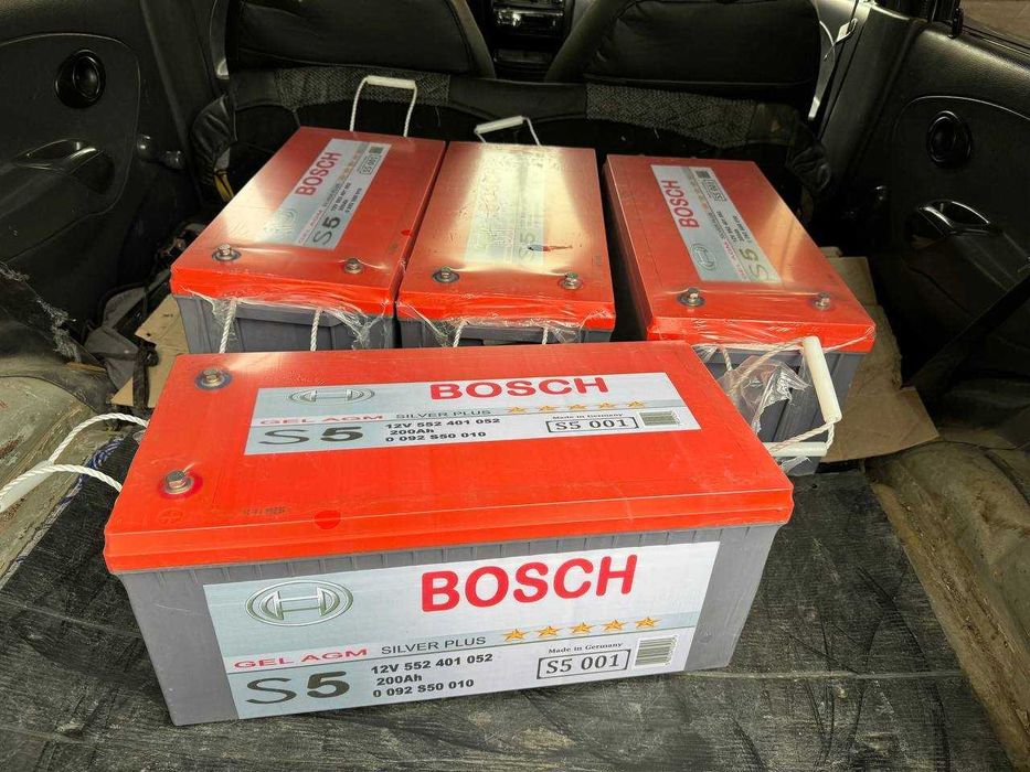 Bosch 12V 200Ah Gel Akkumulyator