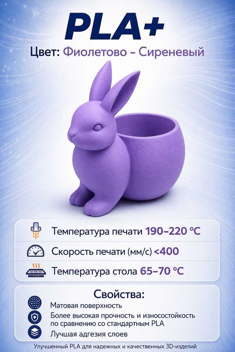 PLA+ филамент для печати на 3D принтере