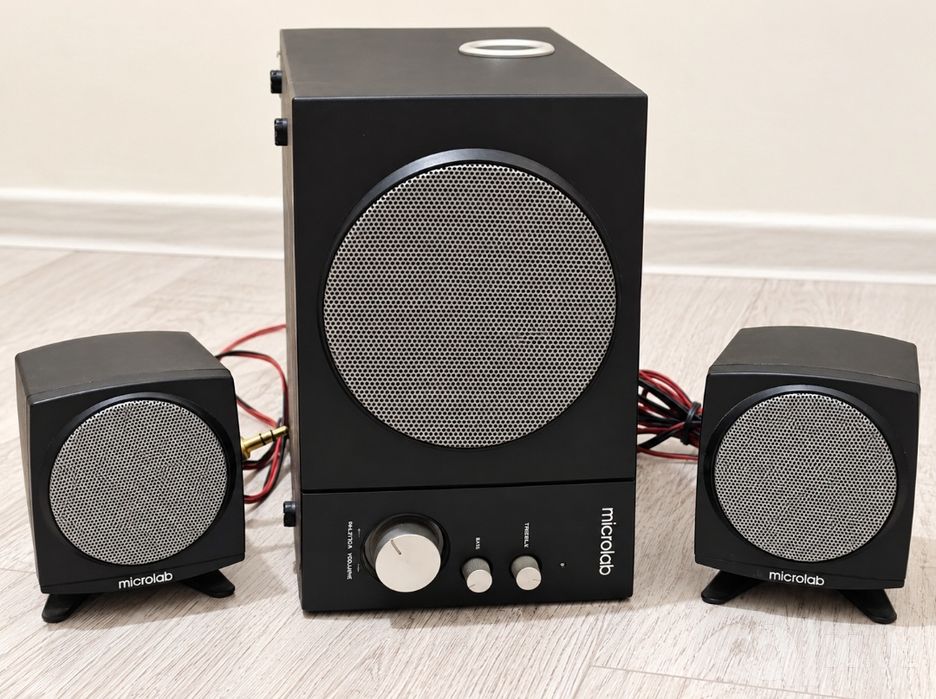 Колонки Microlab M-590 2.1 с сабвуфером