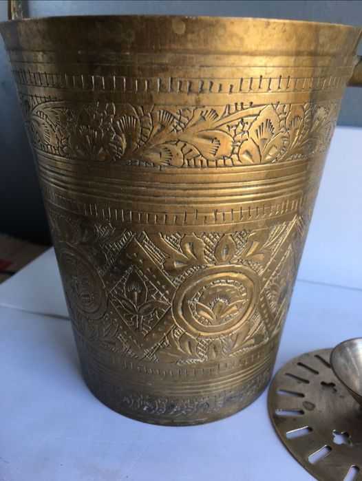 Ведро для льда бронза