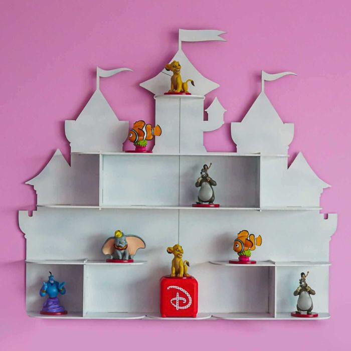 Замък за фигурки - етажерка за детска стая Дисни