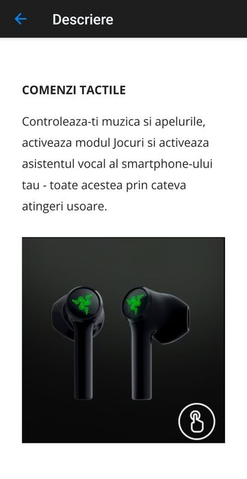 Căști Razer True Wireless X