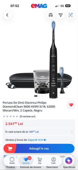 Periuta de dinti electrica Philips DiamondClean