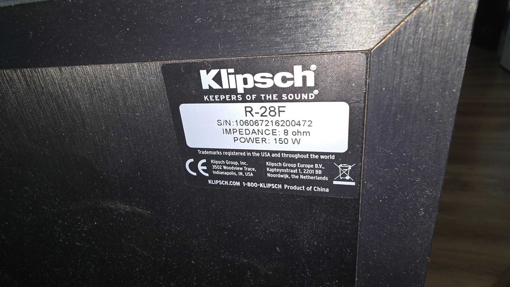 5.1 аудио система за домашно кино Klipsch R-28F, R-14S, R-25C, Denon AVR X2200W, Dali Subwoofer E-12F