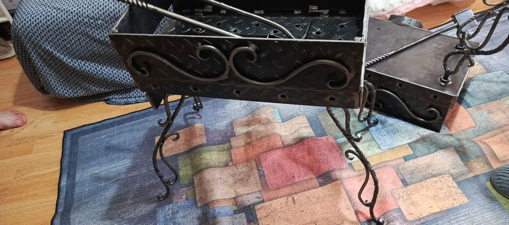 Мангал из метала складной (чемодан)