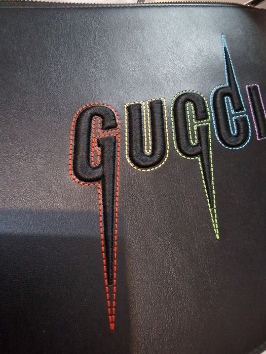 Pouch Gucci Blade Large - autentic - piele