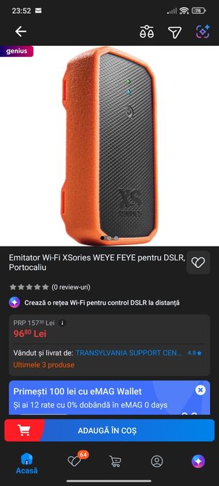 Emitator Wi-Fi DSLR