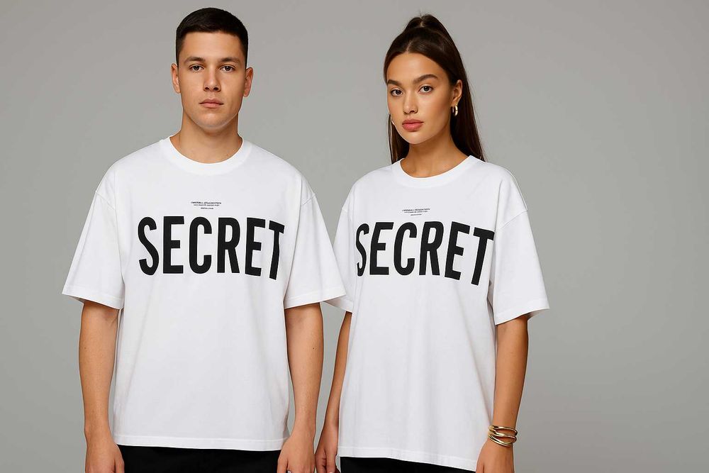 Футболки oversize | Тренд футболка | DTF печать | Лого на одежде