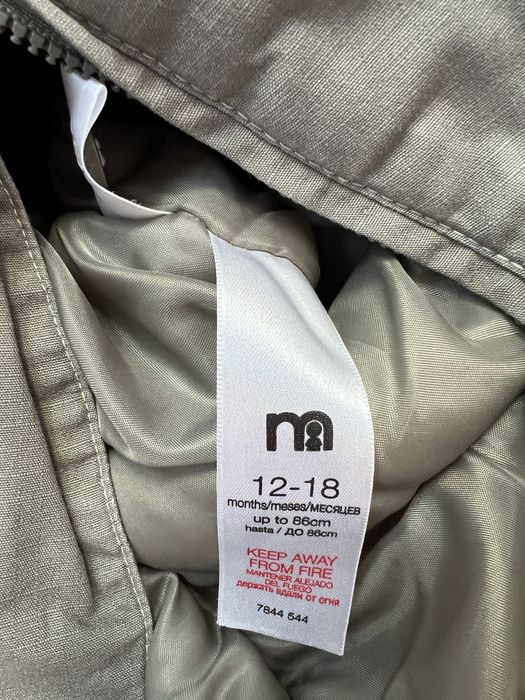 Salopeta baieti  Mothercare iarna 12-18 luni