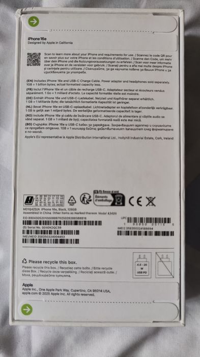 Iphone 16e 128GB Black