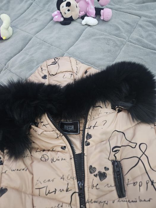 Зимно яке alessa бежово