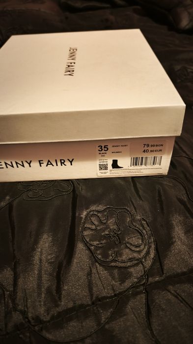 Дамски  боти велурени JENNY FAIRY, Нови