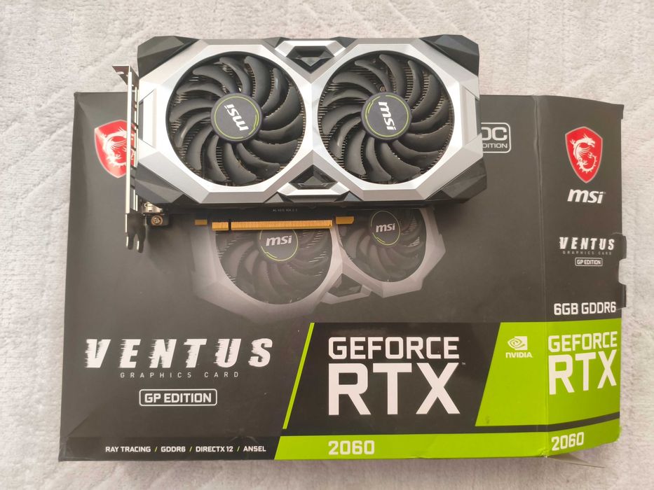 Видеокарта MSI GeForce RTX 2060 Ventus 6GB