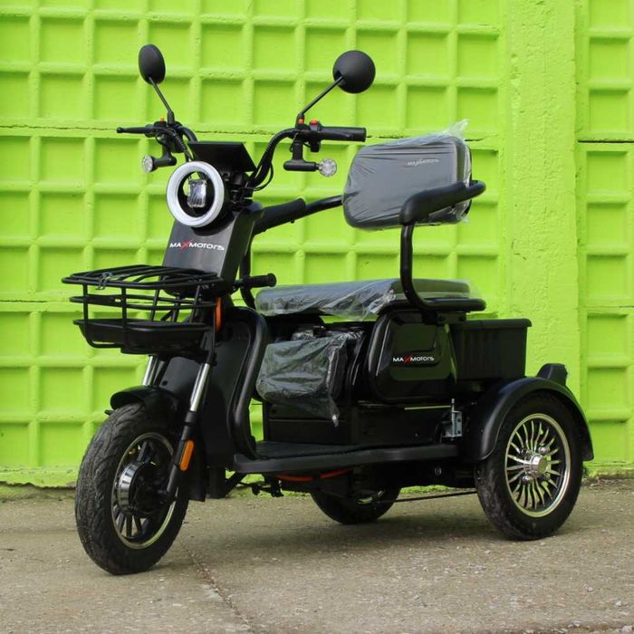 Електрическа триколка Max Motors X1 BLACK, 1500W, 20 Ah