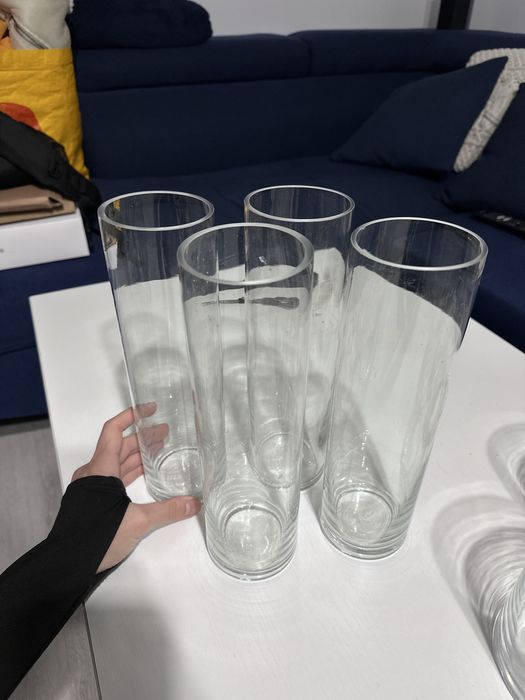 Cilindri pentru lumanari/flori, 8 bucati, pretul e pentru TOATE